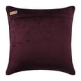 thumbnail image 6 of The HomeCentric Toss Pillow Cover Decorative Purple Pack of 2 16"x16" (40x40 cm) Pillow Cover&nbsp;For Sofa Velvet Quilted & Geometric Pillowcase&nbsp;With Zipper Solid Modern - Purple Soul, 6 of 10