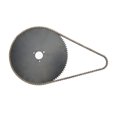 thumbnail image 4 of Cadena De 11 1/2 Pulgadas, Kit De Cadena De Piñón De Tratamiento Térmico De Transferencia De Potencia Fuerte Para Ciclomotor De 2 Tiempos 25cc 33cc Cergrey 11 1/2inch Chain, 4 of 8