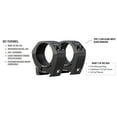 thumbnail image 2 of Vortex Optics Pro 34mm Scope Rings Matte Black High, 2 of 2