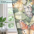 thumbnail image 4 of Yayeee Window Curtains Set of 2 for Living Room Light Filtering 63"x42", Butterfly Leaves, 4 of 7