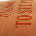 thumbnail image 4 of Rizzy Home Harvest Rust/Orange Sentiment - "Oh Fall It Is Nice To See You Again" Cotton 20"x20" Poly Filled Decorative Throw Pillow, 4 of 5