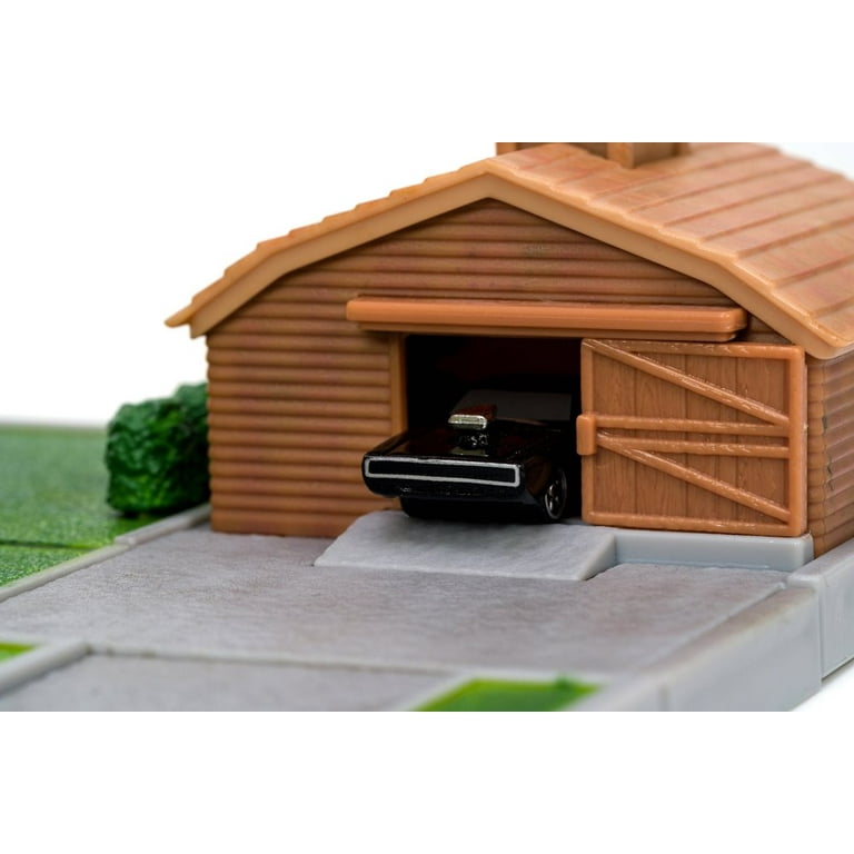 jada toys ワイルドスピード　Toretto House Jada Fast & Furious Nano: Toretto House Diorama Set with 2