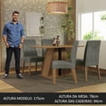 thumbnail image 4 of Juego de Comedor Mesa y 4 Sillas Madesa Agnes MG, 4 of 9