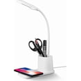 thumbnail image 1 of Led Desk Lamp, Led Table Lamp With Wireless Charger Dimmable 360 Rotation Led Desk Lamp, Energy Saving Usb Rechargeable Battery, 1 of 4