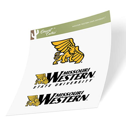 Missouri Western State University MWSU Griffons NCAA Sticker Vinyl Decal Laptop Water Bottle Car Scrapbook Family Full Sheet 