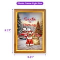 thumbnail image 5 of Santa is Coming Sphynx Merry Christmas Xmas Noel Truck Tree Acrylic Plaque with Wood Photo Frame Box Cat Lover Kitten Owner Gifts Idea Light Box - 02023, 5 of 5