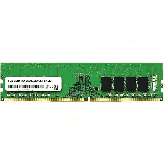 8GB DDR4 3200 MHz UDIMM PC4-21300 (PC4-2666V) CL19 DIMM Non-ECC Desktop RAM Memory Module