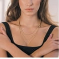 thumbnail image 3 of Gold Rope Chain Necklace, 3 of 4