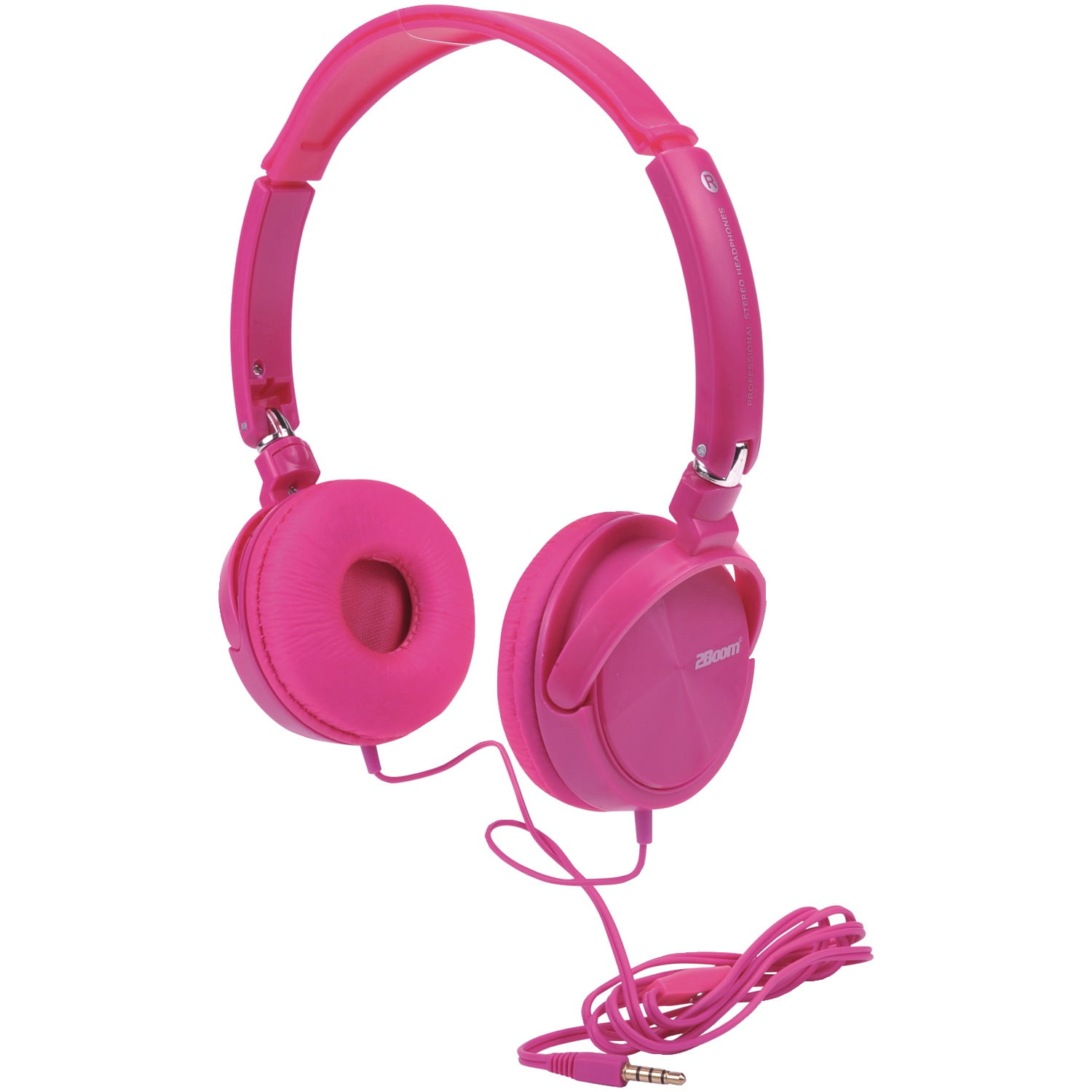 2BOOM HPM440P HPM440 Dyna Jam HiFidelity Headphones (Pink)