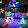 thumbnail image 4 of Kmdttou Solar Lights Outdoor Decorations Christmas Decorative Lights Snowflakes Christmas Wreaths Light Strings Bells Red Berries Figurines Decorative Lights, 4 of 6