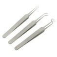 thumbnail image 6 of 1 Pc Blackhead Tweezers Blackhead Blemishs Point Bend Gib Head Comedone Acne Face SkinCare Tools, 6 of 6