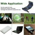 thumbnail image 4 of JahyShow 80W USB Solar Panel Folding Power Bank Outdoor Camping Hiking Phone Charger US, 4 of 10