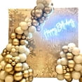 thumbnail image 2 of Panel decorativo 4D PANEL DECORATIVO Shimmer Wall Fondo Negro/Muro para fiesta 30x30cm, 2 of 7