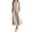 Khaki, variant on Spring Dresses for Women 2024, Sundress, Casual Neck Dress Striped Long Print Pocket Women Sleeveless Women's Dress, Summer Dresses for Women 2024 Khaki