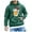 A#Dark Green2004, variant on Men's Cartoon Mug Graphic Hoodie Long Sleeve Pullovers Oktoberfest Casual Hooded Sweatshirt