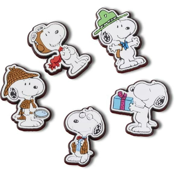 Crocs Jibbitz 5 Pack Peanuts Snoopy Shoe Charms | Jibbitz for Crocs