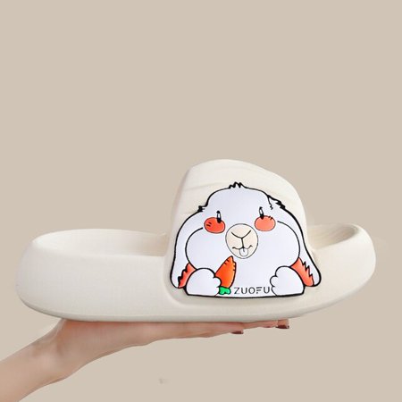 

CoCopeaunt Thick Sole Men Slippers Sense of Luxury Personality Graffiti Slides Bathroom Beach Indoor Sandals 2022 Summer Couple Cool Woman