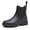 Black, variant on Sogetch Womens Short Rain Boots Waterproof Ankle Chelsea Boots Slip-Resistant Garden Shoes