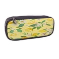 thumbnail image 2 of Lsque Lemon Printed Big Capacity PU Leather Pencil Case Large Pencil Pouch Stationery Pen Bag Pencil Holder for Teen, 2 of 6