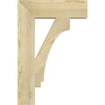 thumbnail image 3 of Ekena Millwork 4"W x 16"D x 24"H Imperial Block Rough Sawn Bracket, Douglas Fir, 3 of 4