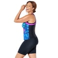 thumbnail image 3 of Swimsuits for All Chlorine Resistant High Neck Racerback Tankini Set With Bike Short, 3 of 5
