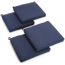 20-inch by 19-inch Spun Polyester Chair Cushion (Set of Four) - Azul
