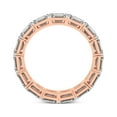 thumbnail image 5 of Pear Shape Lab Grown Diamond Fable Eternity Ring For Women | 8 Carat EGL Certified 14K Rose Gold | FG-VS Quality Friendly Diamonds Eternity Ring Size 7, 5 of 5