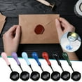 thumbnail image 1 of Wax Sealing Spoon for Wedding Invitations - Non-Stick Melting Spoon with Wooden Handle for Envelopes & Crafts, 1 of 2