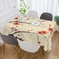 thumbnail image 2 of Yayeee Tablecloths for Rectangular Tables 54 x 72 inch Party Table Cover, Red Floral Pattern, 2 of 6