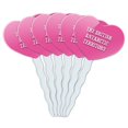 thumbnail image 1 of British Antarctic Territory, The Heart Love Cupcake Picks Toppers - Set of 6, 1 of 1