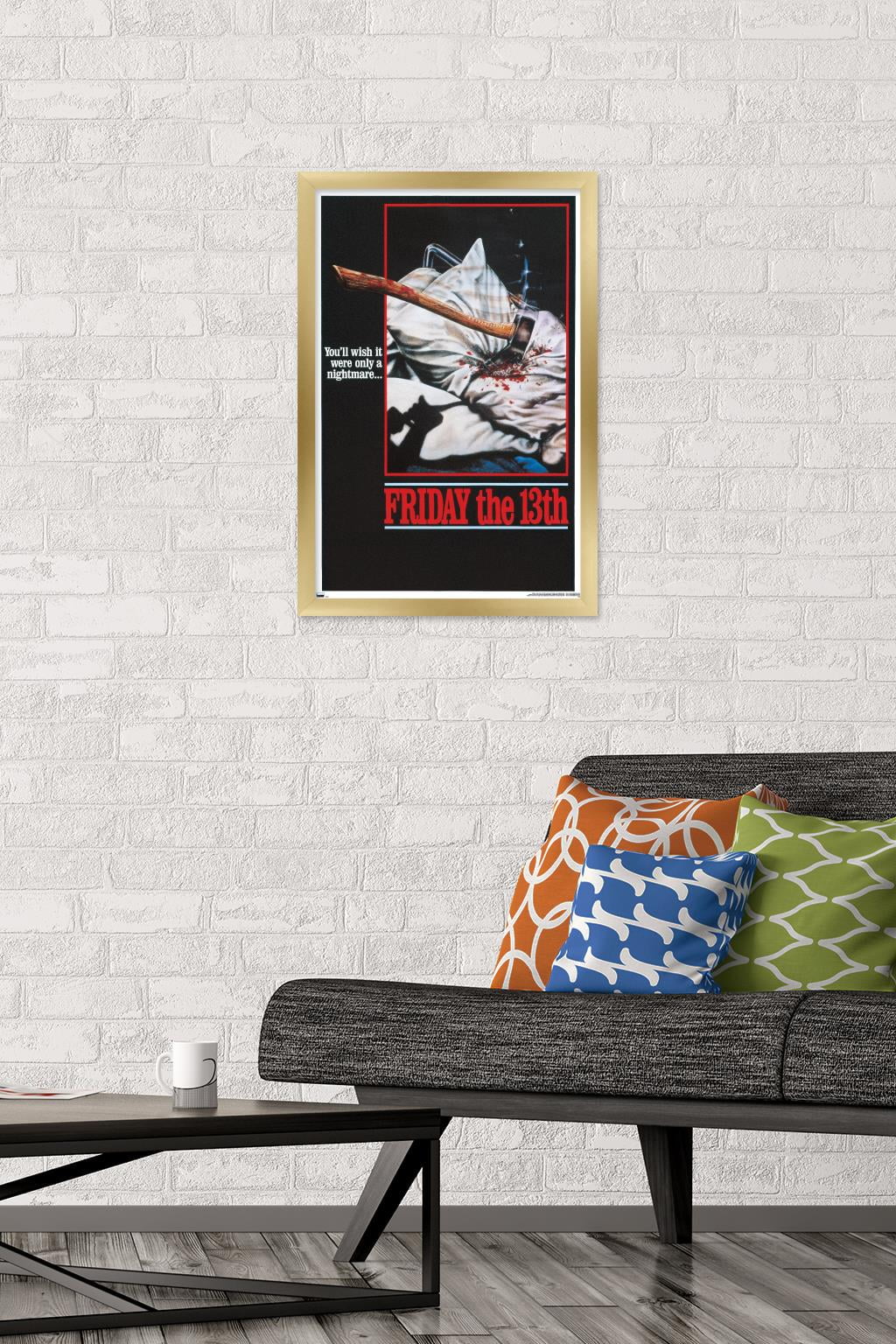 Friday The 13th - One Sheet Wall Poster, 14.725" x 22.375" Framed