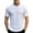 White, variant on BELTNOV Men's Short Sleeve T-Shirts Casual Summer Loose Fit Round Neck Breathable Basic Tee Shirt Black