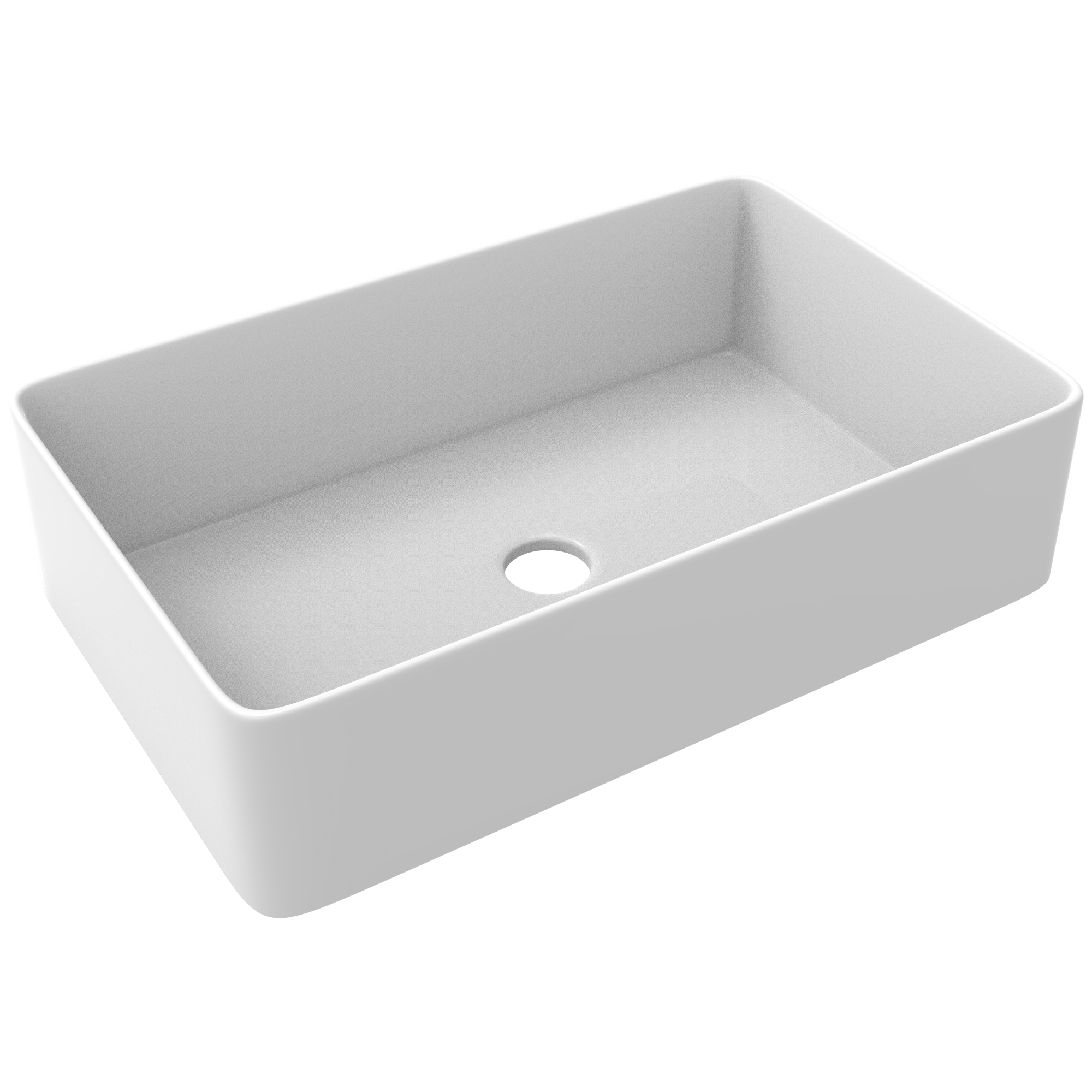 GELE 21"x13.5" Bathroom Sink Rectangular Modern Above Counter Bathroom