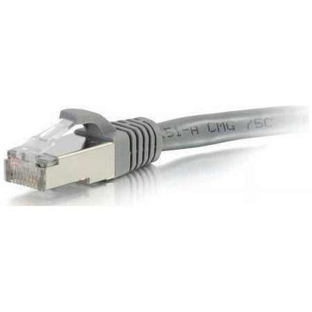 UPC: 0757120006503 | C2G 00650 15ft Cat6a Snagless Shielded (STP) Network Patch Cable – Gray – Category 6a for Network Device – RJ-45 Male – RJ-45 Male – Shielded – 10GBase-T – 15ft – Gray