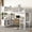 Off White, variant on Harper & Bright Designs Queen Size Metal Loft Bed with Wardrobe And L-shaped Desk, Heavy-duty Loft Bed with Storage Cubes and Shelves, Wood