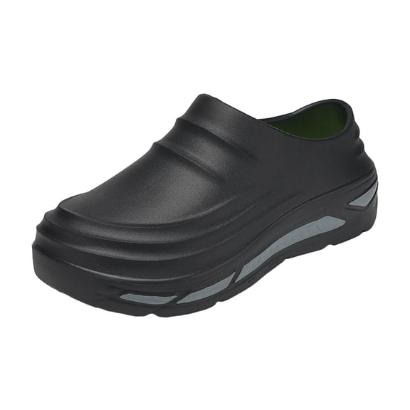 YLYL Clogs for Men Non Slip Waterproof Oil Resistant Kitchen Nurse Garden Health Care Food Service Work Shoes