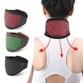 thumbnail image 2 of Cinturón de protección para el cuello con protección para el cuello, con fibra magnética, matriz de puntos térmicos, compresa caliente para el hogar, para hombros y cuello, 2 of 4