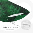 thumbnail image 5 of Balery Green Leave Fern Bedding Queen Pillow Cases - Envelope Closure - Soft Brushed Microfiber Fabric - Shrinkage and Fade Resistant Pillow Cases-14"x20", 5 of 9