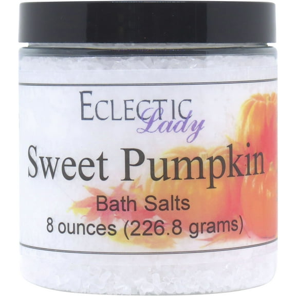 Sweet Pumpkin Bath Salts by Eclectic Lady, 8 ounces