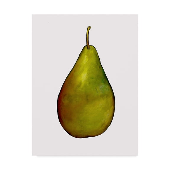 Trademark Fine Art 'Pear' Canvas Art by Sarah Thompson-Engels