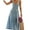 Blue, variant on utcoco Denim Dress for Women Sleeveless Button Down Slim Fit Midi Jean Dresses for Women 2026