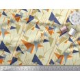 thumbnail image 2 of Tissu Voile de Coton Pomme Point, Branches & Triangle Géométrique Tissu Imprime par Yard 42 Pouces de Large, 2 of 3