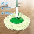 thumbnail image 4 of 4 Pack Mop Head Replacement Compatible with Libman Tornado,Spin Mop Refills Head,Easy to Replace,Machine Washable,Green, 4 of 7