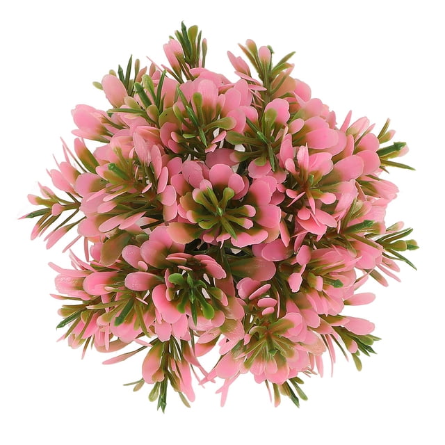 Aquarium Plastic Grass Ball, Artificial Aquarium Grass Ball Safe Easy To Clean Colorfast For Aquarium For Landscaping Green,Yellow,Pink