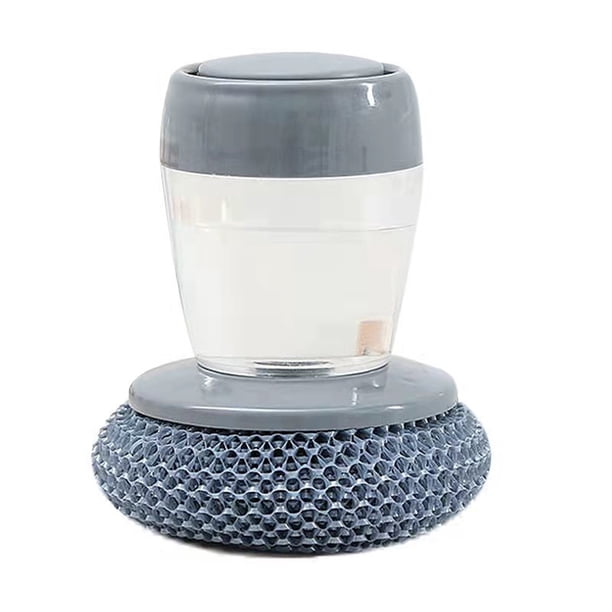 TRKIYQC Cepillo de palma dispensadora de jabón, cepillo de cocina multifuncional para limpieza de platos, ollas, sartenes y fregaderos TRKIYQC casual