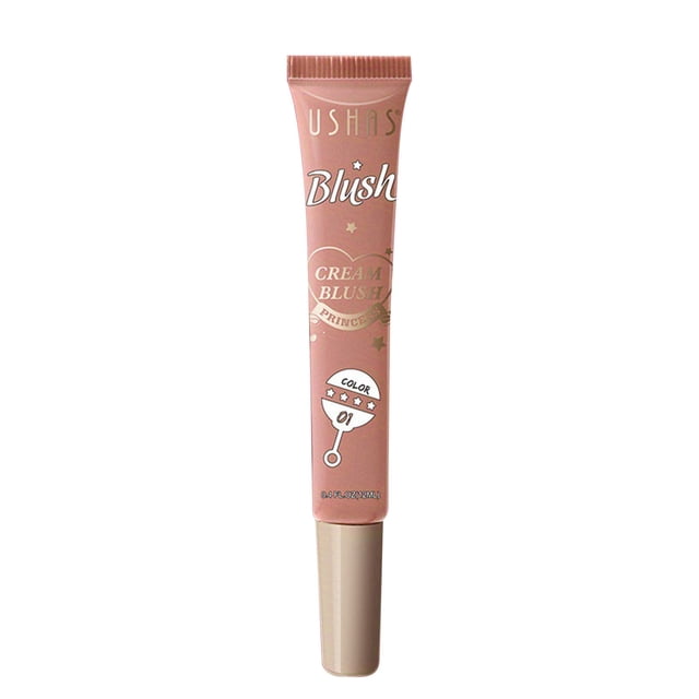 Mareep Blush Creamy Cheek Color Cheek Tint Cheek Rouge4-color Powder Blusher for Both Lips and Cheeks, Natural Fine Flash, High Light and Brightening12ml