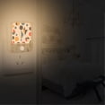 thumbnail image 2 of Yayeee LED Night Lights with Motion Detectors Auto Dusk to Dawn Light Sensors, 2 Pack, Red Geometric, 2 of 7