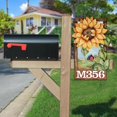 thumbnail image 3 of Sunflower Wooden Custom House Number Sign by J. Mills-Price | Thanksgiving Halloween Decor - MA8457701-JMP, 3 of 7