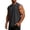 Black, variant on Leidass Men Vintage Washed Sleeveless Tank Top Soft Cotton Round Neck Loose Fit Retro Casual Vest For Summer Daily Gym Beach Outdoor Street Wear Army Green L