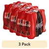 (3 pack) Coca-Cola Classic, Coca-Cola Soda Pop, 8.5 fl oz, 12 Pack, Glass Bottles, Allergens Free
